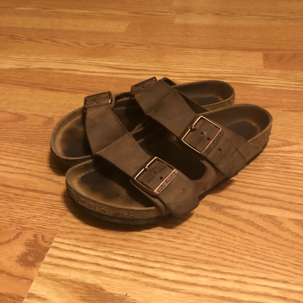 Birkenstock, Arizona, brown leather, size 37